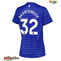 Camiseta Everton Jarrad Branthwaite #32 Primera Equipación para mujer 2025-26 manga corta